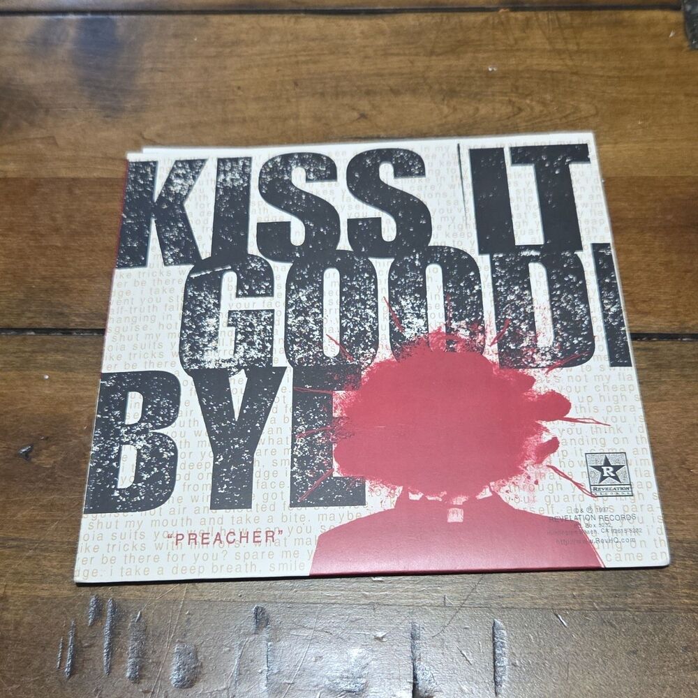 Kiss It Goodbye Preacher  Target Practice 7" Vinyl Revelation Records